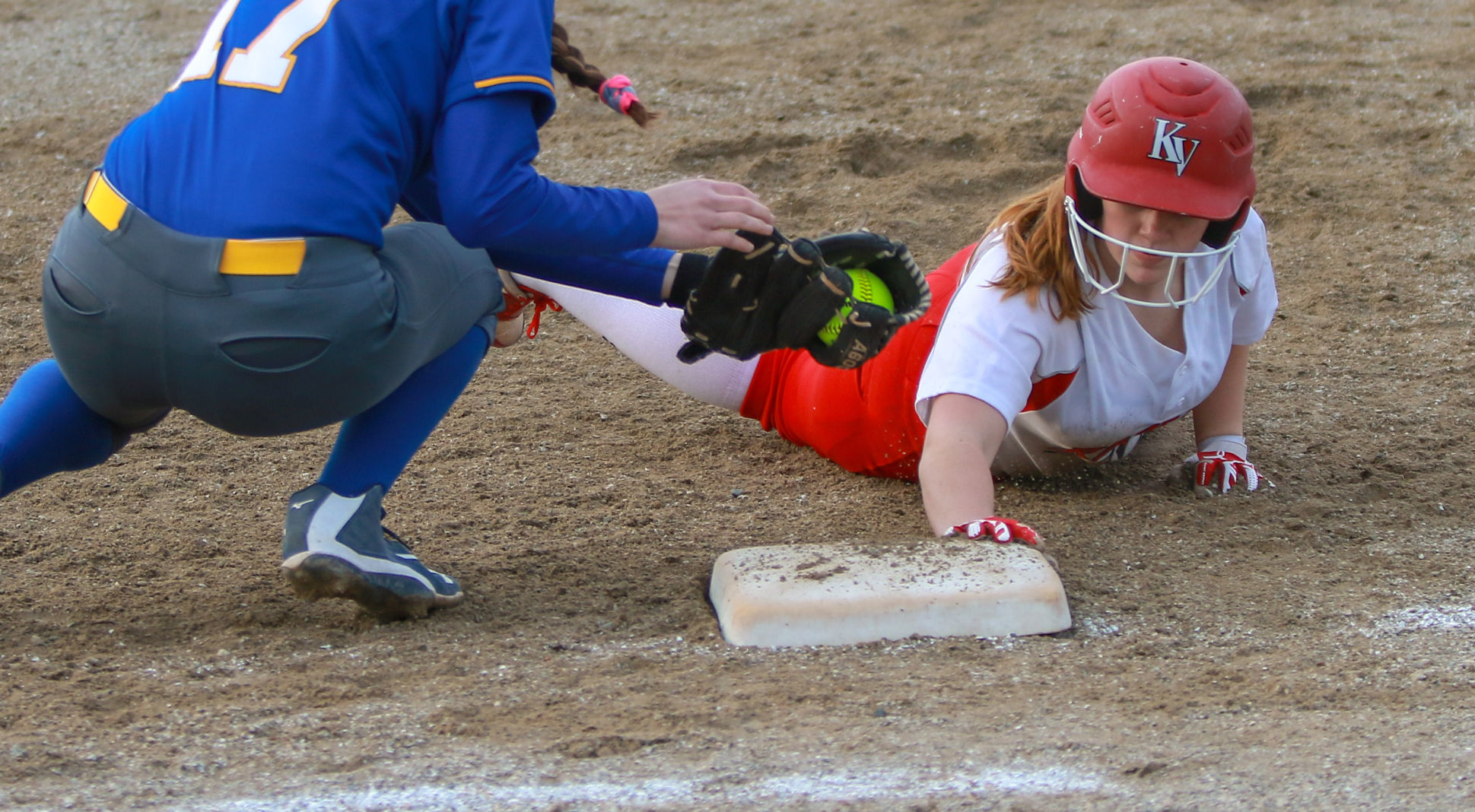 Prep softball - Highland at Kankakee Valley